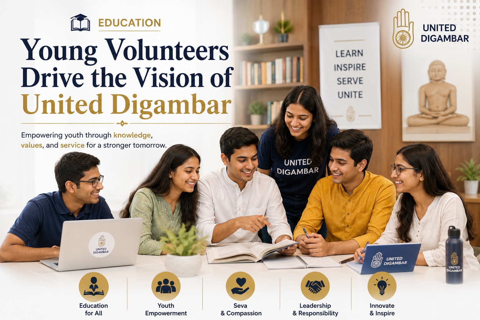 Young Volunteers Drive the Vision of United Digambar